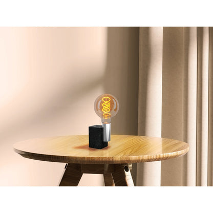 LED-lampenset Dilly (3-delig) - E27, 4W, Amberglas (Ø 9,5 cm)