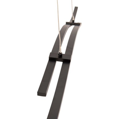 LED Hanglamp Onda Zwart - 96 cm