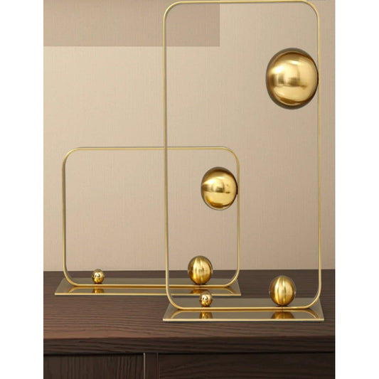 Legering sculptuur B goud - 40 cm