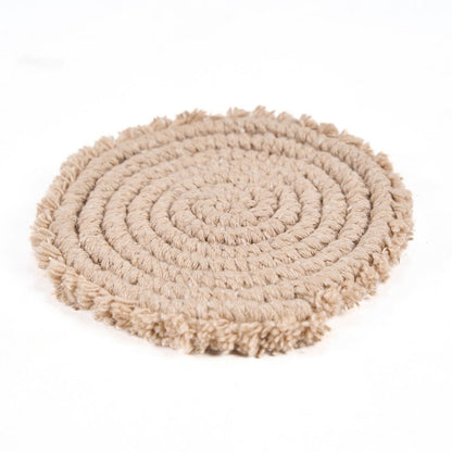 Katoenen onderzetter Nova beige