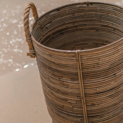Wasmand Otere Rotan Rond (2 maten)