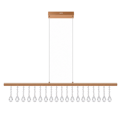 LED Hanglamp Nobilis Goud - 100 cm productfoto op witte achtergrond