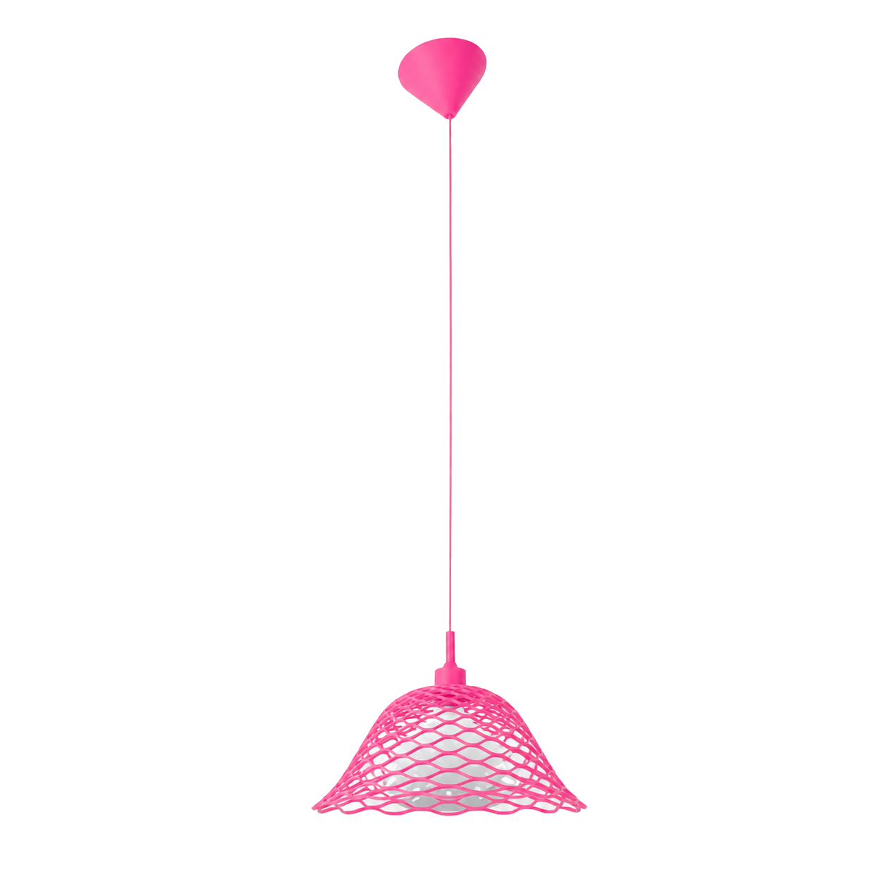 Siliconen Hanglamp Cera Roze productfoto op witte achtergrond
