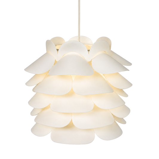Kunststof Hanglamp Retro - diameter 34 cm productfoto op witte achtergrond