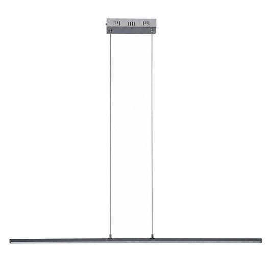 LED Hanglamp Balk Staal productfoto op witte achtergrond