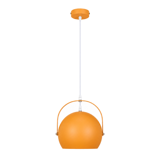 Hanglamp Colorado Oranje Metaal - diameter 25 cm (E27) productfoto op witte achtergrond