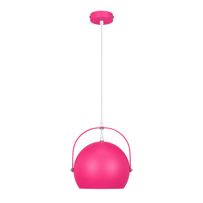 Hanglamp Colorado Roze Metaal - diameter 25 cm (E27) productfoto op witte achtergrond