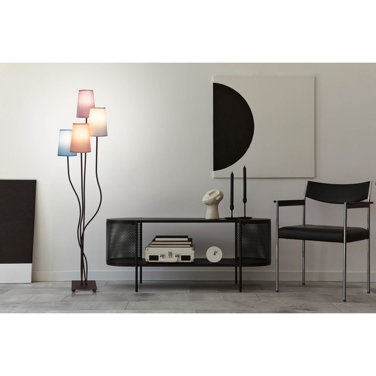 Vloerlamp Boho 4-Lichts Kleurrijk - 140 cm (E14)