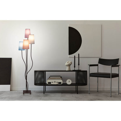 Vloerlamp Boho 4-Lichts Kleurrijk - 140 cm (E14)