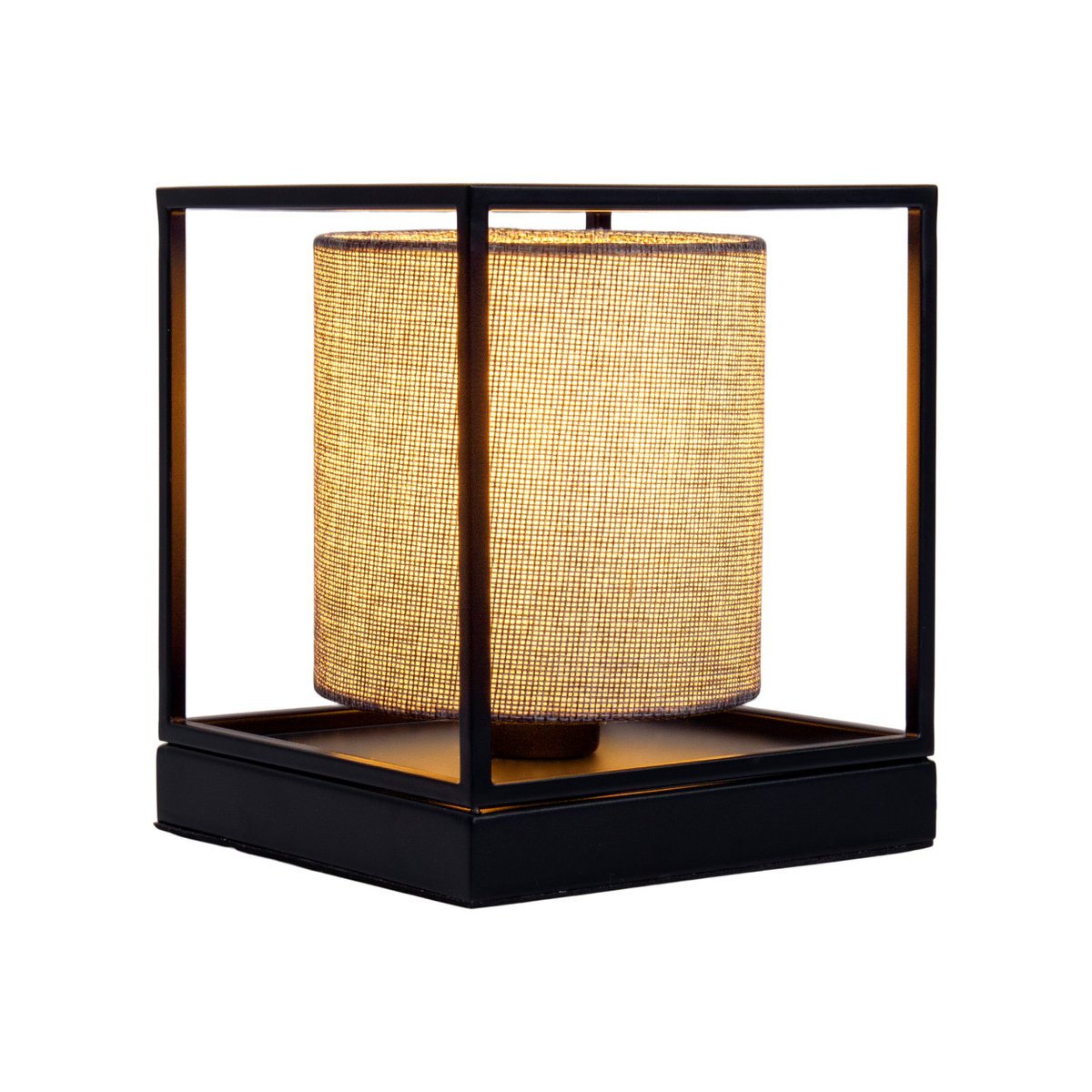 Tafellamp Beta Grijs Metaal/Textiel (E14)