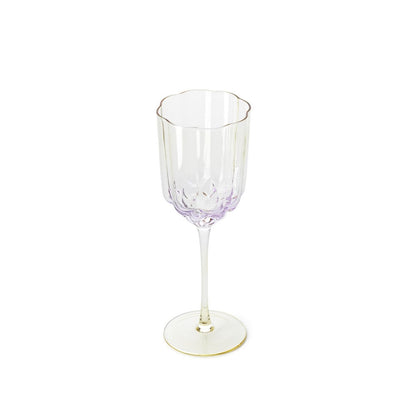 Glazen wijnglas Pink blush roze