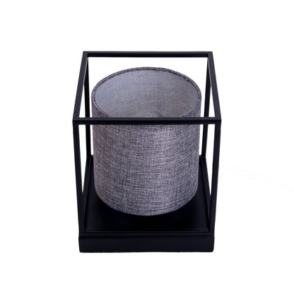 Tafellamp Beta Grijs Metaal/Textiel (E14)