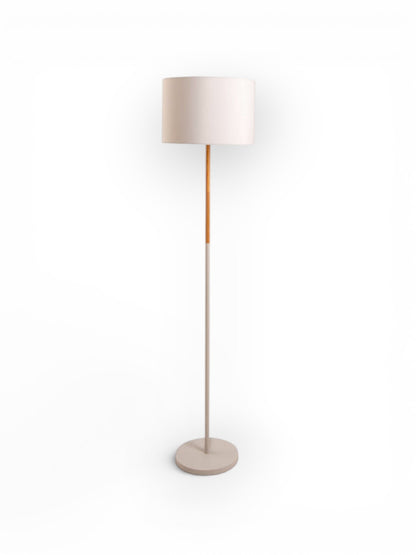 Vloerlamp Tessile Wit/Naturel - 126 cm (E27)