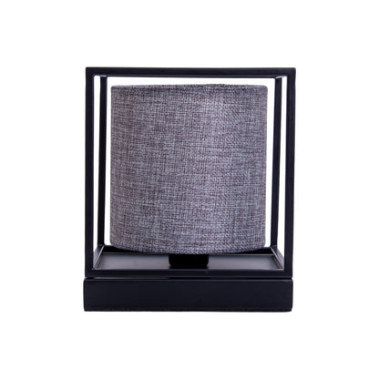 Tafellamp Beta Grijs Metaal/Textiel (E14)