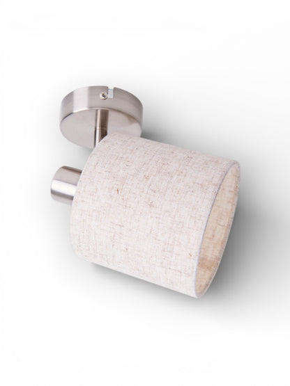 Spot Maron 1-Lichts Satijn/Naturel (E14)