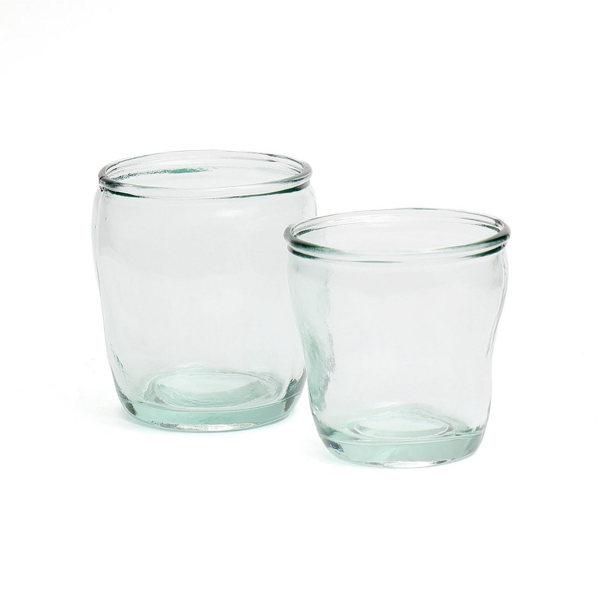 Glazen beker The tching glass blauw