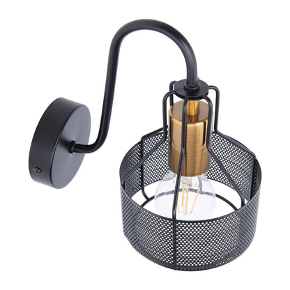 Wandspot Foro Metaal Zwart (E27)