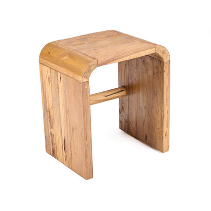 Teakhouten bijzettafel Arc naturel