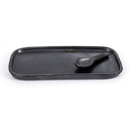 Tapasbord Verbrand diepzwarte - 19 cm