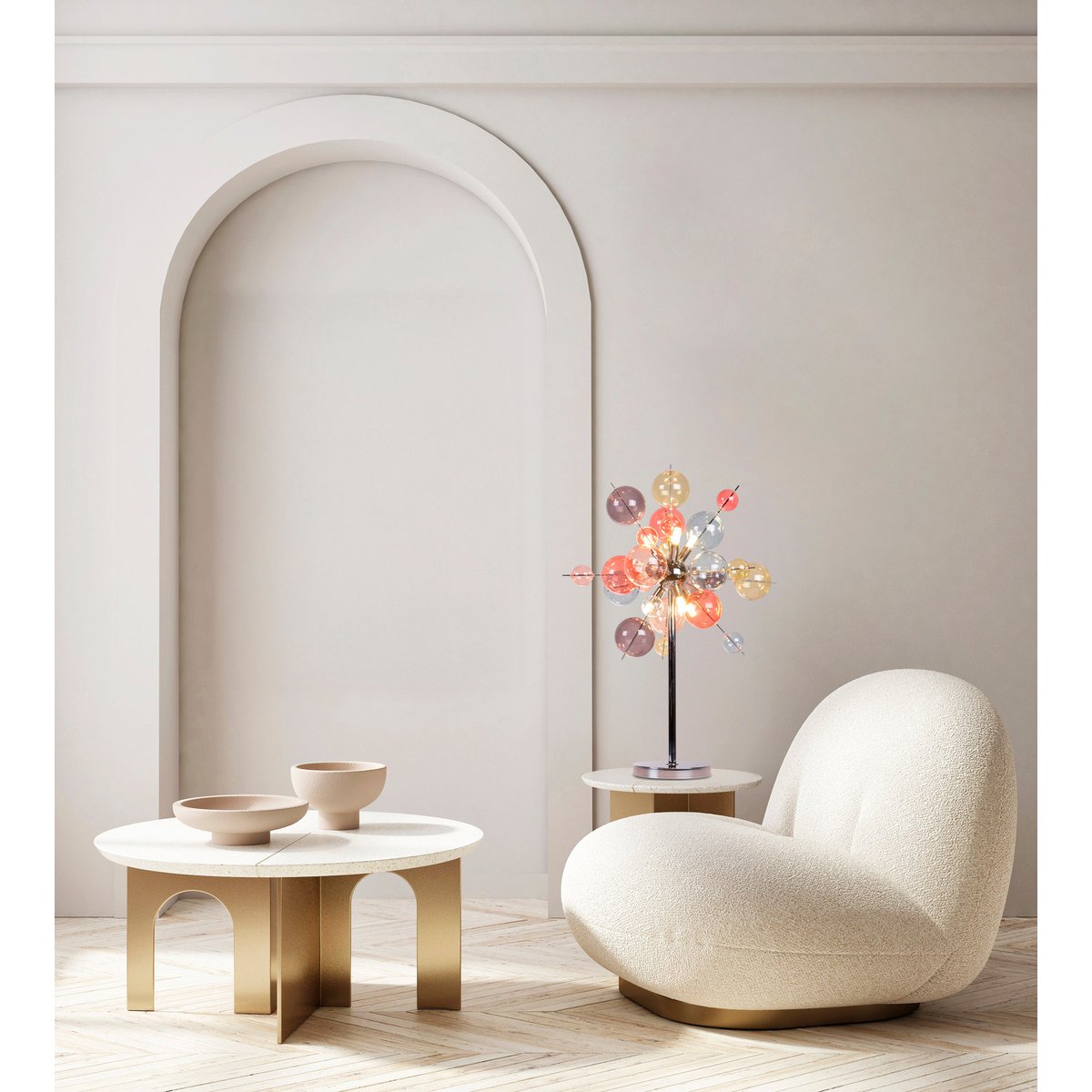 Tafellamp Explosie Pastel - 73 cm