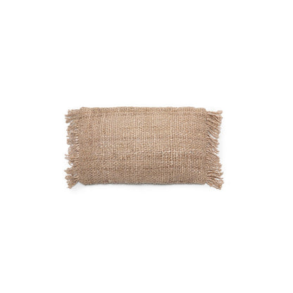 Katoenen kussenhoes beige - 30x50 cm