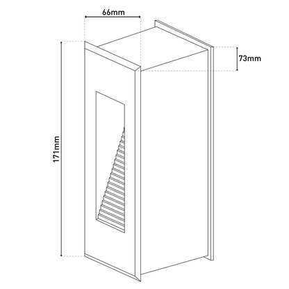 LED Buitenlamp Wand Inbouw Kolari