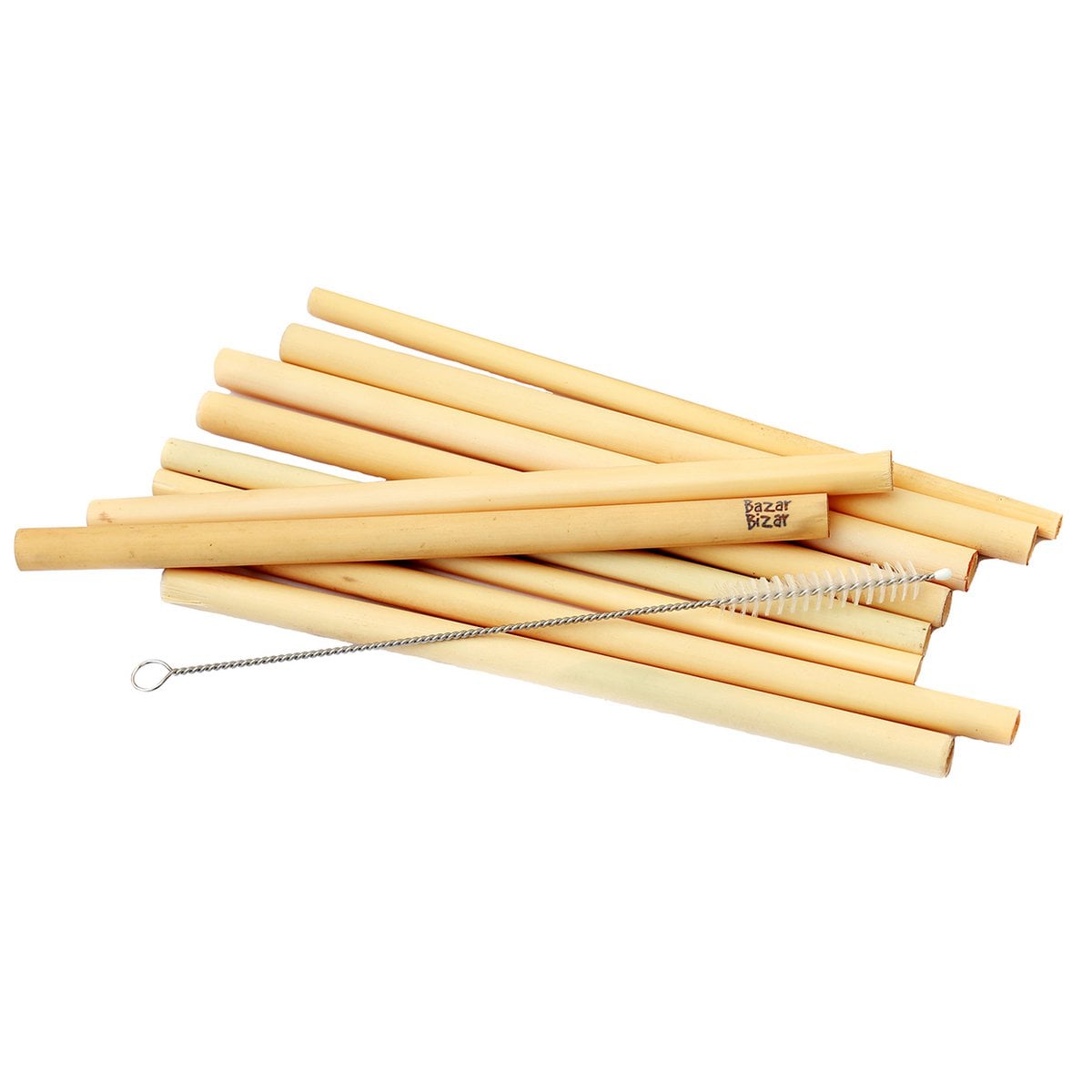 Bamboe rietjes Bamboe natuur (set van 10)