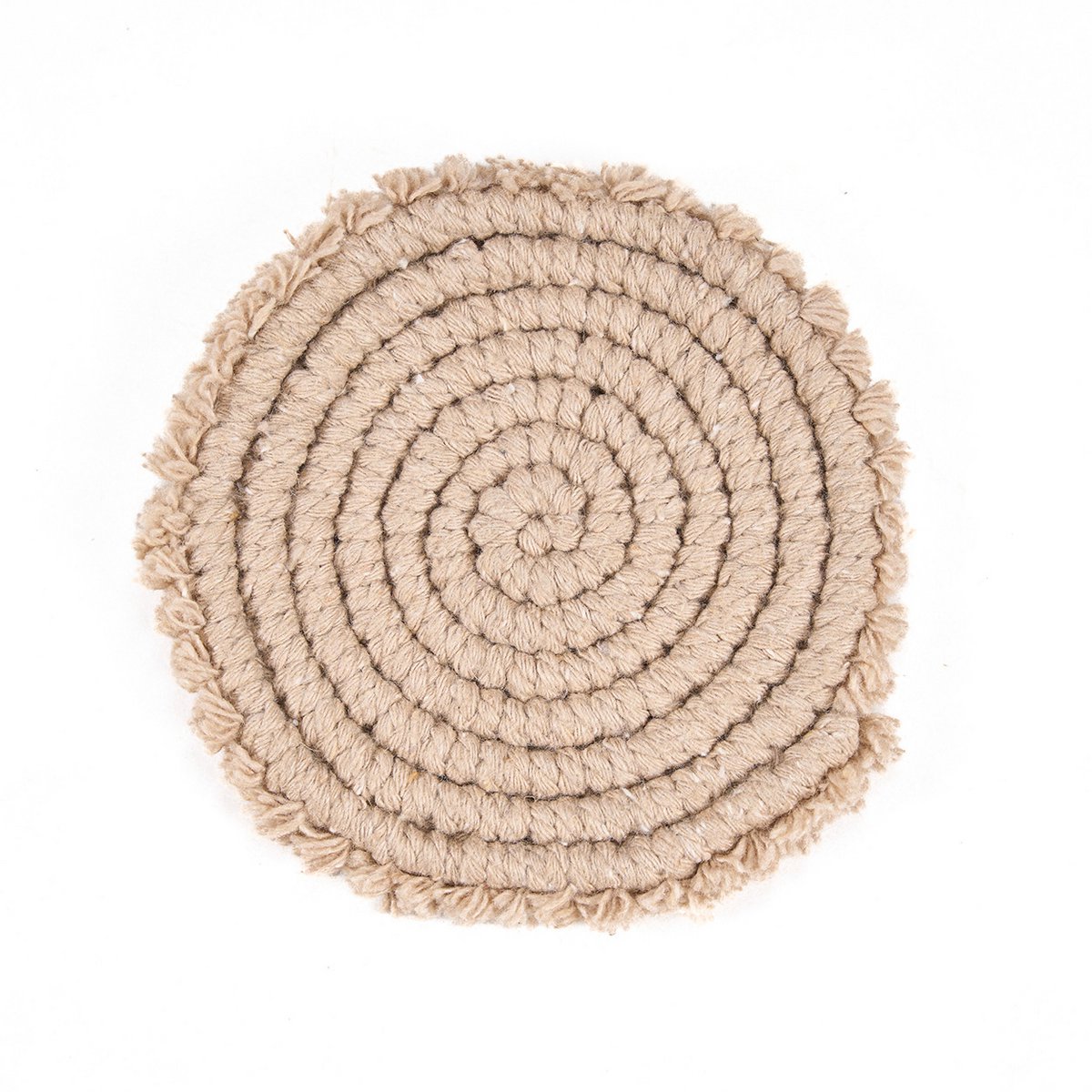 Katoenen onderzetter Nova beige