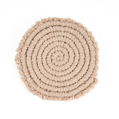 Katoenen onderzetter Nova beige