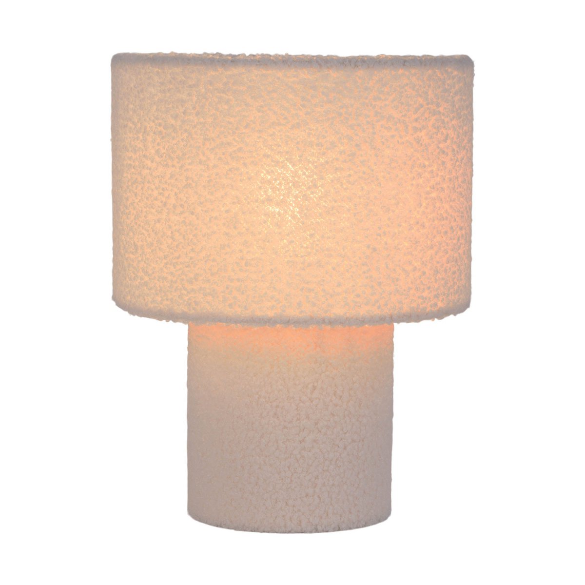 Tafellamp Fluffy Wit - 31 cm (E27)