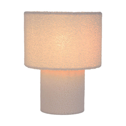 Tafellamp Fluffy Wit - 31 cm (E27)