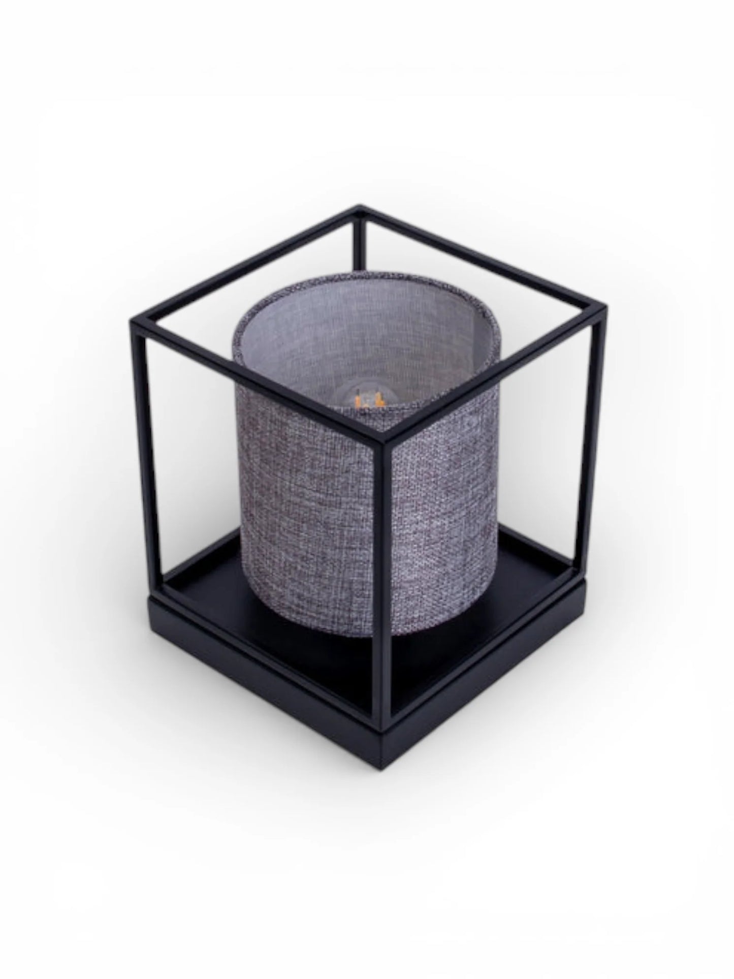 Tafellamp Beta Grijs Metaal/Textiel (E14)