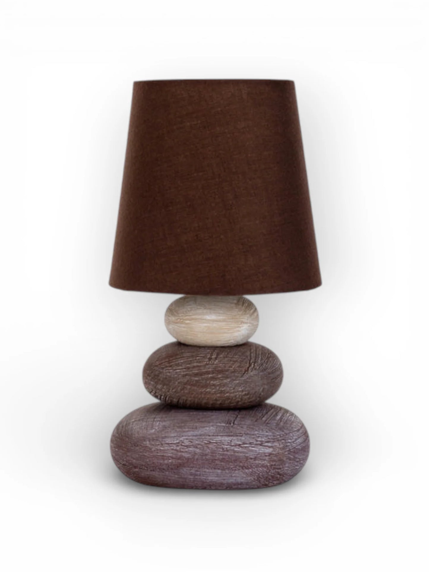 Keramische Tafellamp Stoney Bruin - 31 cm (E14) - OutHome