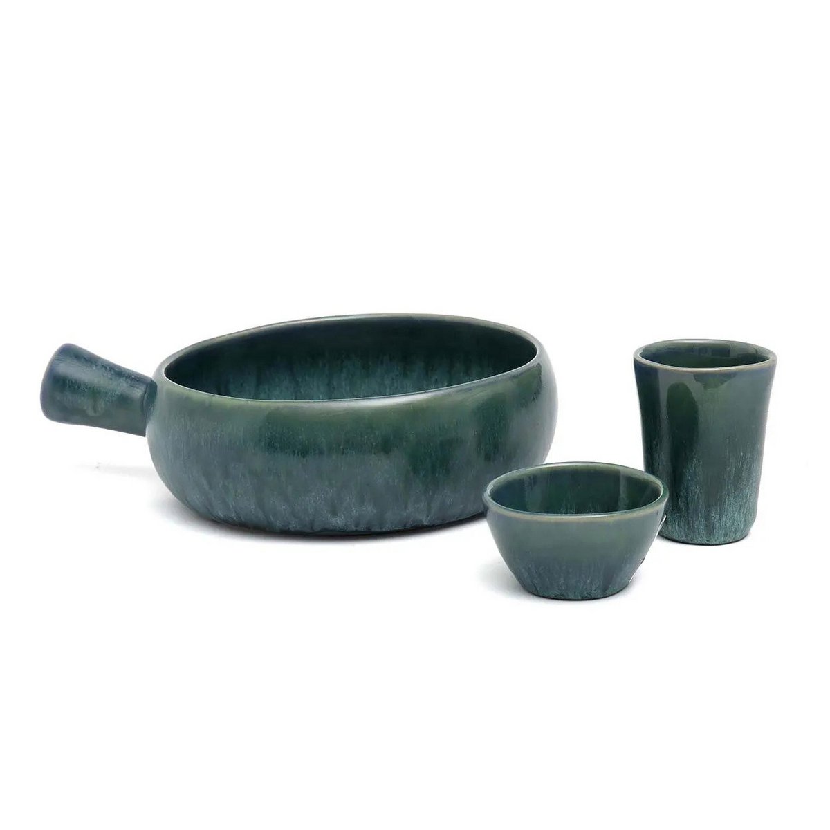 Porseleinen ovenschotel Aqua blauw