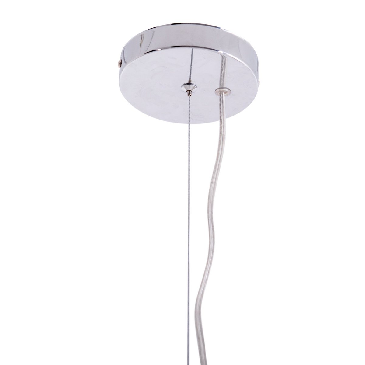 Hanger lamp "explosie" gemaakt van metaal - en irisglas, G9 - frames, hangende lamp voor eetkamer, woonkamer, hal of kantoor, Øca. 65 cm - OutHome