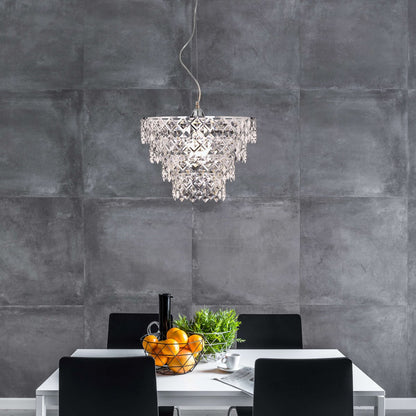 Hanglamp Fancy Kroonluchter Chroom - Ø 38 cm (E27)