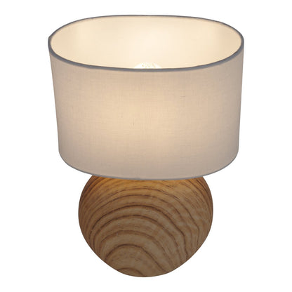 Keramische Tafellamp Woody Naturel (E14)