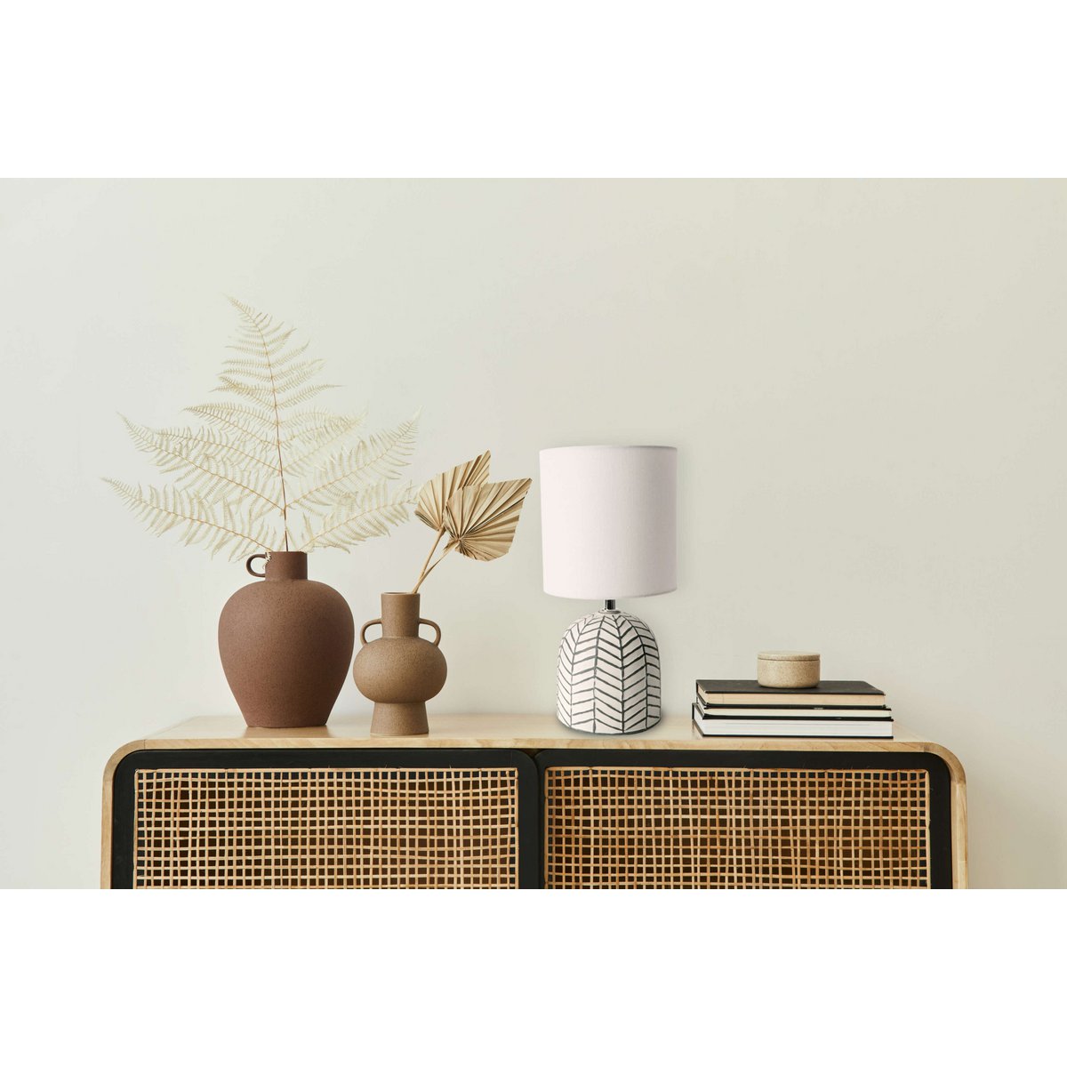 Keramische Tafellamp Folio Wit - 27,5 cm (E14)