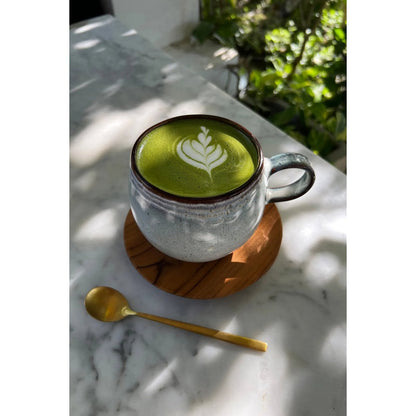 Teak onderzetter Nordic coaster natuur - 10 cm