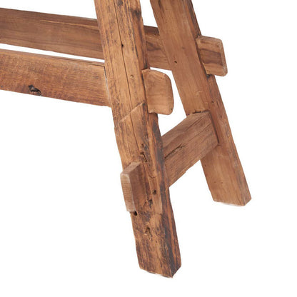 Houten bank naturel