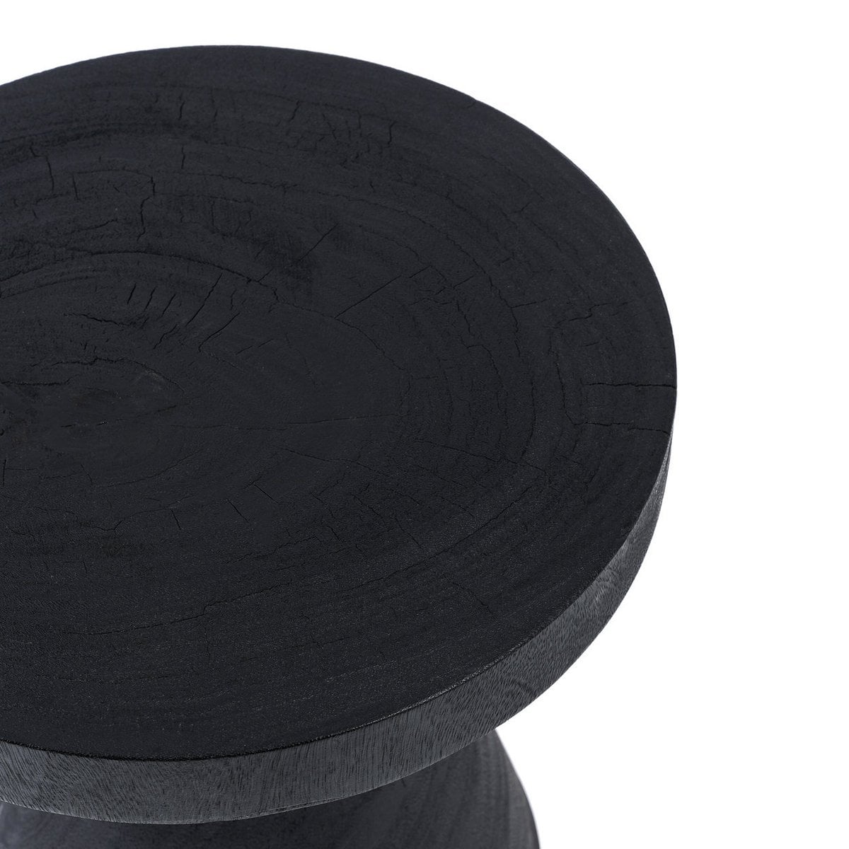 Suarhouten bijzettafel Gravity zwart