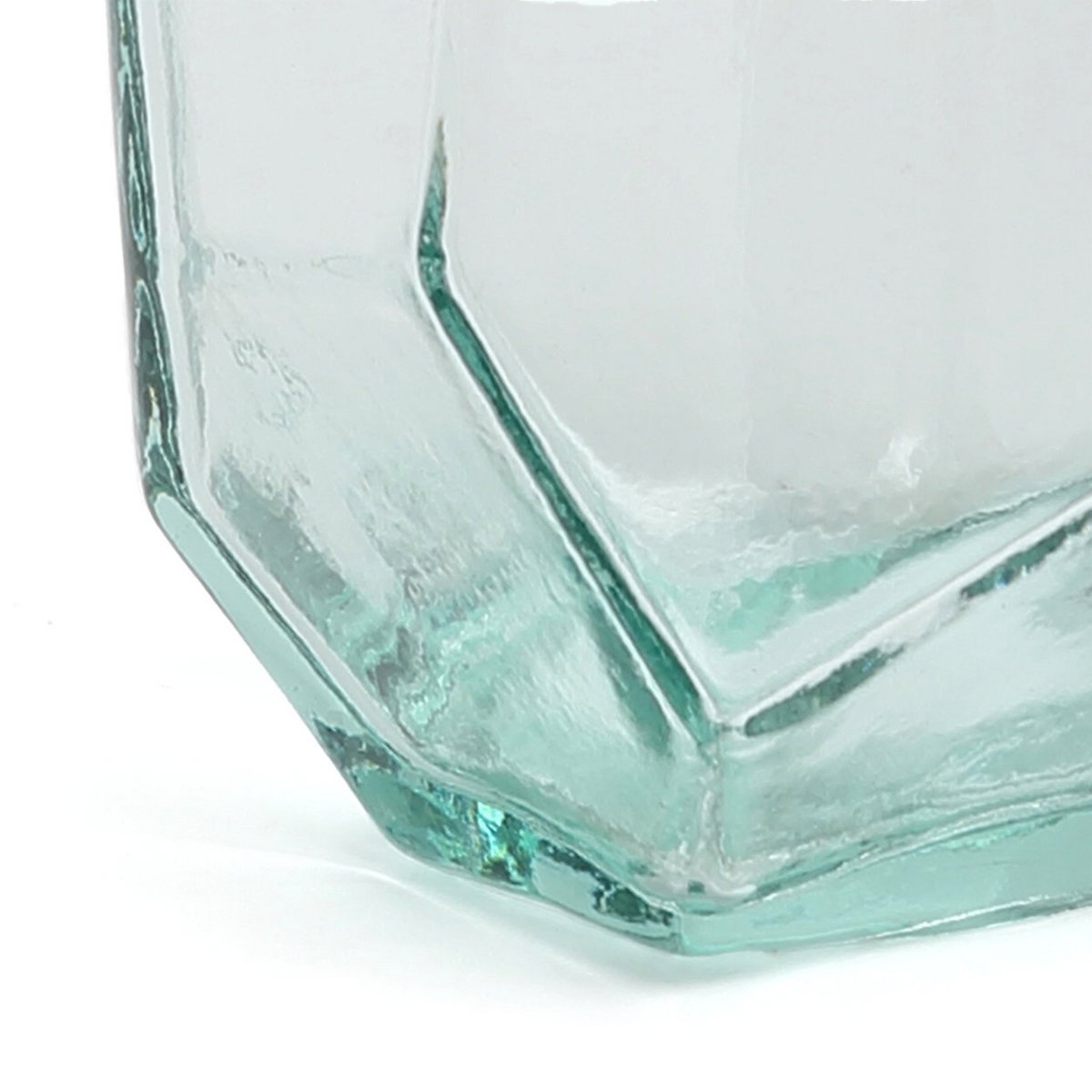 Glazen Origamiglas blauw
