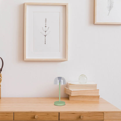 LED Acculamp Gomba Mint (Set van 2) - 18,5 cm