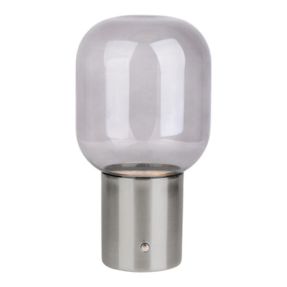 Snoerloze Tafellamp Albero Chroom/Glas - 25 cm (Touch)