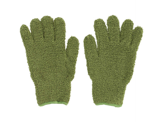 Afstofhandschoenen groen - Microfiber
