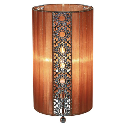 Stoffen Tafellamp Sheryl Bruin (E14)