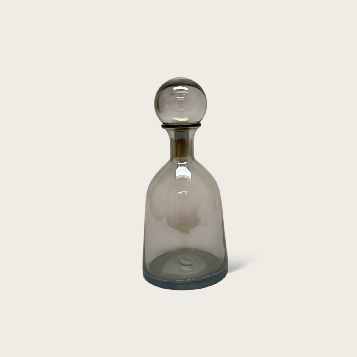 Glazen fles amberkleurig (Set van 3)