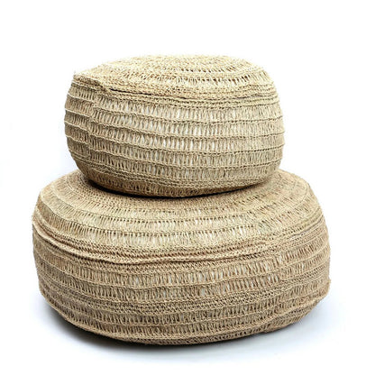 Zeegras poef naturel