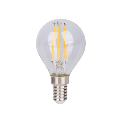LED-filamentlampen (6-delig) - E14, 4W, Helder Glas