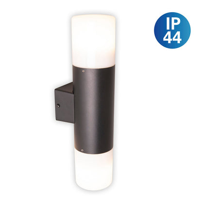 Buitenlamp Wand Torcia Zwart - 32 cm (E27)